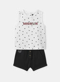 Set aus Tanktop und Panda-Shorts MAYOURI / 25E1BGR1ENS009