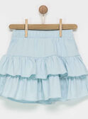 Turquoise Skirt NABOPETTE7 / 18E2PFO2JUPC216