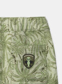 Bermudashorts mit Blatt-Motiv MLEFORTAGE / 25E3PGO3BERG600
