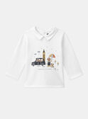 Poloshirt mit langen Ärmeln und Aufdruck LAFRANKLIN / 24H1BGK1POL001