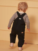 Schwarze Denim-Latzhose LAFLAVIEN / 24H1BGK1SALK003