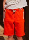 Orangefarbene Bermuda-Shorts mit Taschen KLEPLAGE / 24E3PGO1BER400