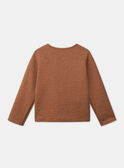Braune Strickjacke LIREVETTE / 24H2PFK2CAR809