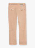 Sandfarbene Leinenhose für Kind Junge CIBLOAGE / 22E3PGJ1PAN812