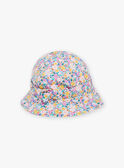 Ecru Hut mit Blumendruck FASOLINE / 23E4BFS1CHA001