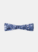 Blau-weißes Stirnband mit Blumenmuster LEVAGLETTE / 24H4PFJ1BAN070