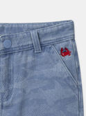Bermuda-Shorts mit Hai-Motiv MLUOCHAGE / 25E3PGQ2BERP272