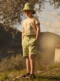 Bermudashorts mit Blatt-Motiv MLEFORTAGE / 25E3PGO3BERG600