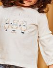 T-Shirt mit langen Ärmeln ecru DARACHEL / 22H1BFY1TEE001