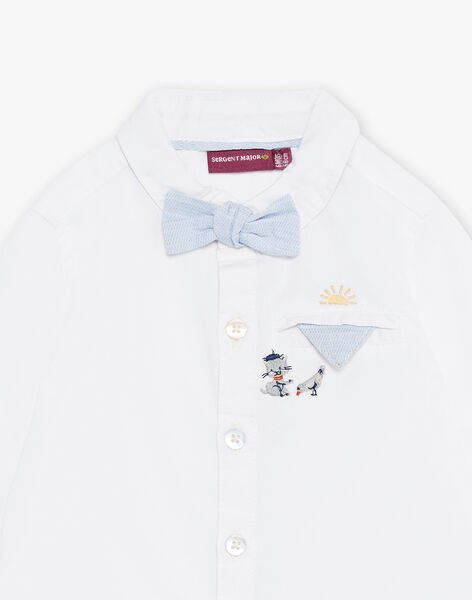Chemise De Ceremonie Blanche A N Ud Papillon Bebe Garcon Achat En Ligne Chemise T Shirt Et Polo Sergentmajor