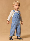 Lange Latzhose mit Streifen MACESAR / 25E1BG81SALC209