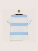Blaues kurzärmeliges T-Shirt RYOBAGE / 19E3PGT1TMC205