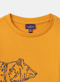 Yellow TEE SHIRT LS LYTICHAGE / 24H3PGO1TML107