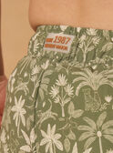 Badeshorts in Khaki mit Dschungelmotiven  MISACHA / 25E4BGC1MAI626