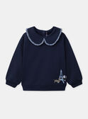 Navy SWEAT SHIRT NUNULETTE / 25H2PFQ1SWE070