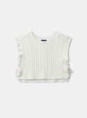 Off white CARDIGAN WHITHOUT SLEEVES NAEVA / 25H1BFL1CSM001