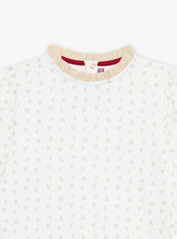 Langärmeliges Sweatshirt mit Blumenmuster DAEDETTE / 22H2PF61SWE005