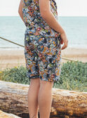 Bermuda-Shorts mit Tropen-Motiv MRAJUNAGE / 25E3PGR2BERC203