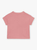 T-Shirt vintage rosa mit Tiermotiv FAGABRIEL / 23E1BGD2TMCD332