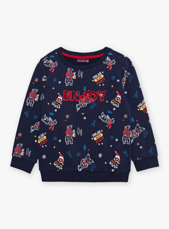 Langärmeliges Sweatshirt mit Eisbärendruck DUPOMAGE / 22H3PG61SWEC205