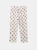 Jersey-Pyjama mit Vogelmotiv MUICAETTE / 25E5PFE3PYJ114