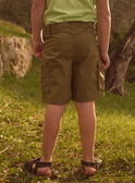 Bermuda-Shorts in Khaki MLESCOTAGE / 25E3PGO2BER604