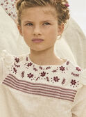 Bluse mit Stickereien MABETTE / 25E2PF71CHE001