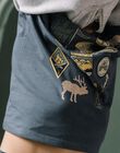 Dunkelgraues T-Shirt mit langen Ärmeln DECERFAGE / 22H3PGR3TMLJ900
