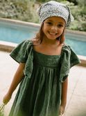 Kleid mit Blumenstickerei FUBRODETTE / 23E2PFN1ROBG605