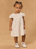 Kleid mit Blumenstickerei MAFLORA / 25E1BFL3ROB001