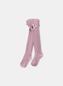 Strumpfhose, rosa mit Einhornkopf-Print an den Knien, Mädchen NICOETTE / 25H4PFS1COL001