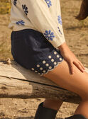 Bestickte Shorts MEBRODETTE / 25E2PF81SHOC214