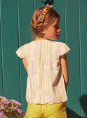 Ecrufarbene Hemdbluse LARAYETTE / 24H2PFI1CHE001