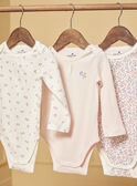 Set mit 3 langärmligen Bodys LEANASTASIA / 24H5BF51BDL001