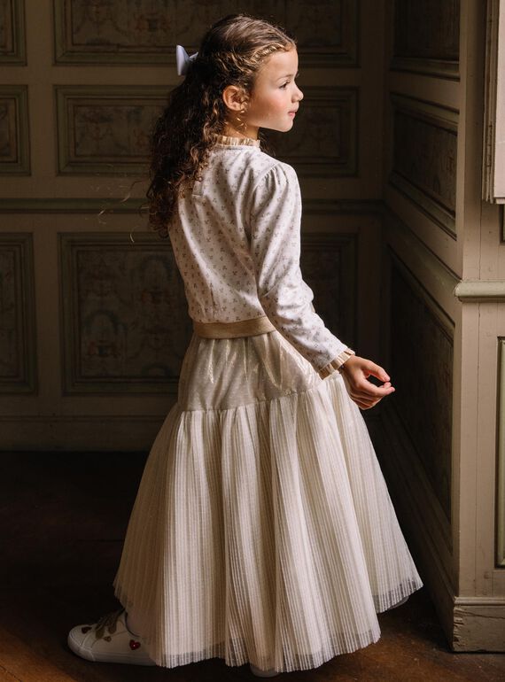 Langärmeliges Sweatshirt mit Blumenmuster DAEDETTE / 22H2PF61SWE005