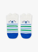Weiße Socken mit Streifenmuster LABERNIE / 24H4BGI1SOB000