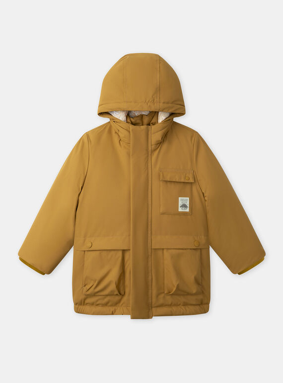 2-in-1-Parka, gelb oder beige ohne Ärmel, Jungen NINODAGE / 25H3PGE3PARI821