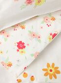 Bettwäschegarnitur Prinzessin mit Blumenprint, ecru TIPARURCHA / 20EZEN72PLC000