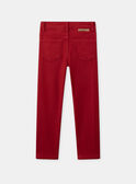 Jeans, rot, Jungen NOCINAGE / 25H3PGP1PAN510