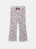 Ausgestellte Leggings mit Blumenmuster MALEGETTE / 25E2PF71LG001