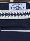 Marineblaue Bermuda Shorts RITOSAGE / 19E3PGF1BER070