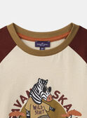 T-Shirt mit Zebra MACHAGE / 25E3PG71TML114