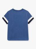 Kind Junge indigoblaues T-shirt CINOAGE / 22E3PGK2TMC703