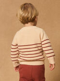Gestreifter Pullover mit Löwe MAANTOINE / 25E1BG71PUL114