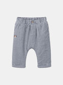 Gefütterte Hose mit Karomuster LAOMAR / 24H1BGQ1PAN941