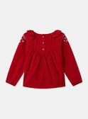 Bestickte Bluse aus Cord LALETTE / 24H2PFR1CHEF505