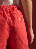 Red MINI SHORT SKIRT MOJUPETTE / 25E2PFJ1JPSF507