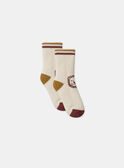 Bouclé-Socken mit Löwenkopf MAALLAN / 25E4BG71SOQ114