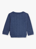 Camille Witt Limited Edition - Marinefarbenes Sweatshirt mit Pailletten DOSWETTE / 22H2PFT1SWE705