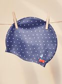Marineblaue Badekappe mit weißen Tupfen FRYBONETTE / 23E4PFL1D4Y070